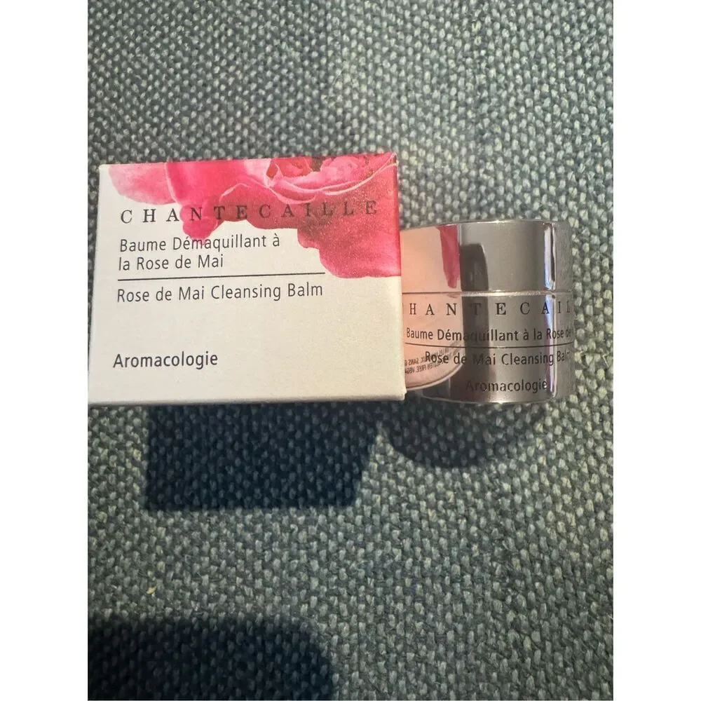 Chantecaille Rose De Mai cleansing balm travel mini size  10ml .34 oz new in box